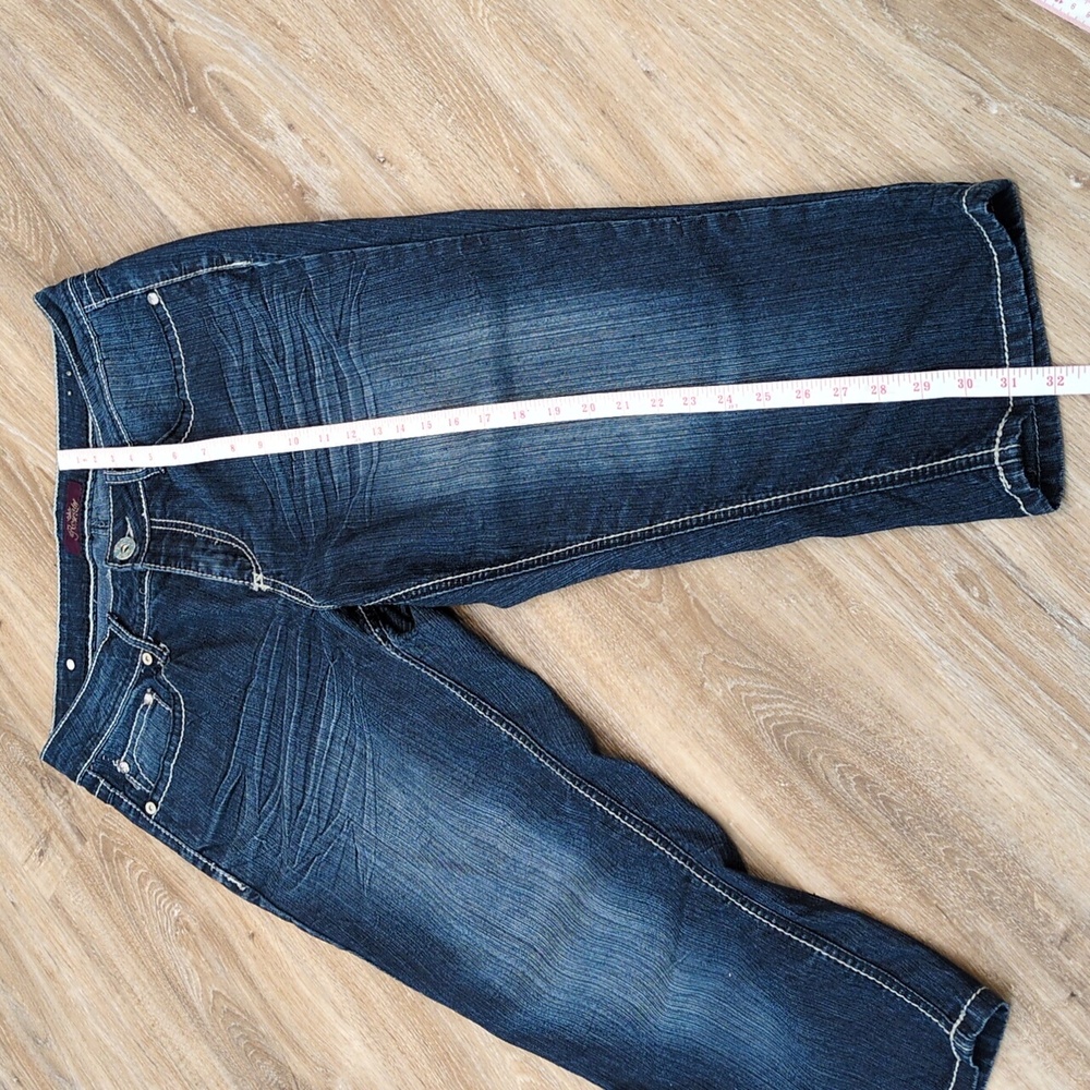 ❤️👖😃 Royalty Dark Blue Women's Capris size 8 ❤️👖😃 - Picture 8 of 11